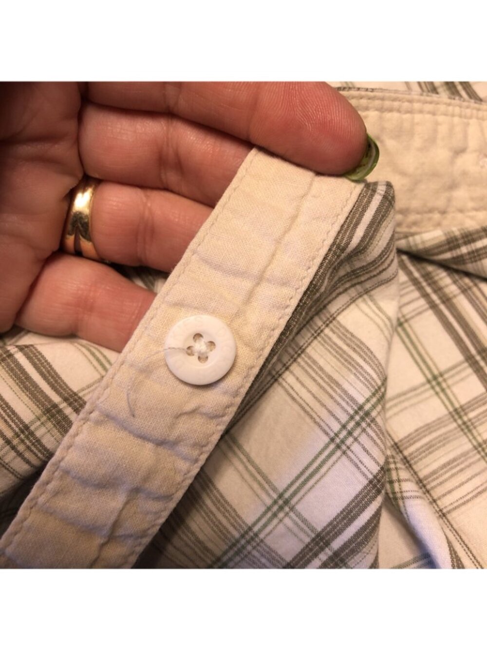 Dickies Mens 2XL Multicolored Striped Full Button Shirt Camping Outdoors Cabin - Picture 6 of 6